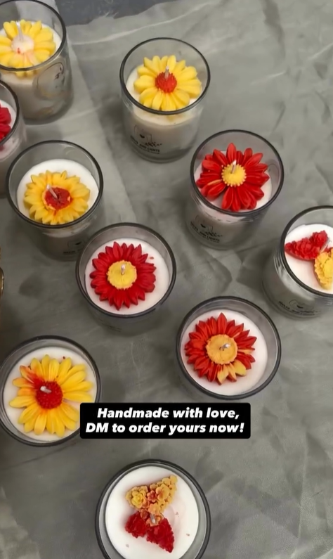 Bloom Flower Jar Candles | Handcrafted Soy Wax Candles with Floral Designs | Eco-Friendly & Decorative