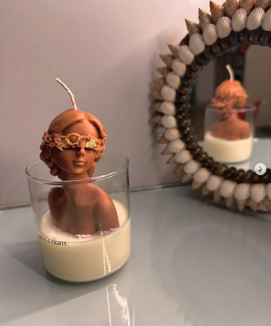 Lady in a Jar | Handcrafted Soy Wax Scented Candle in Glass | Eco-Friendly Home Décor