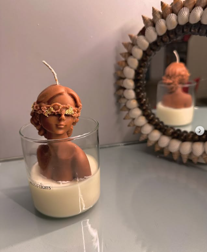 Lady in a Jar | Handcrafted Soy Wax Scented Candle in Glass | Eco-Friendly Home Décor
