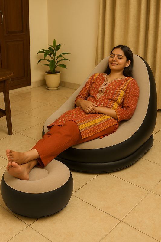 Inflatable Movie Air Filled Chair Couch Sofa